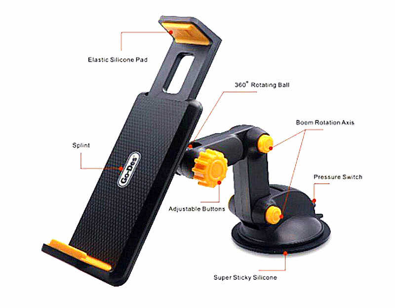 Go-Des GD-HD706 Araç Telefon ve Tablet Tutucu - 3 Go-Des GD-HD706 Araç Telefon ve Tablet Tutucu - 3